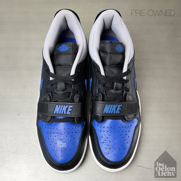 Size 10.5 Vintage 2019 Jordan Legacy 312 Low 'Royal' CD7069-041 Pre-Owned - Picture 9 of 11